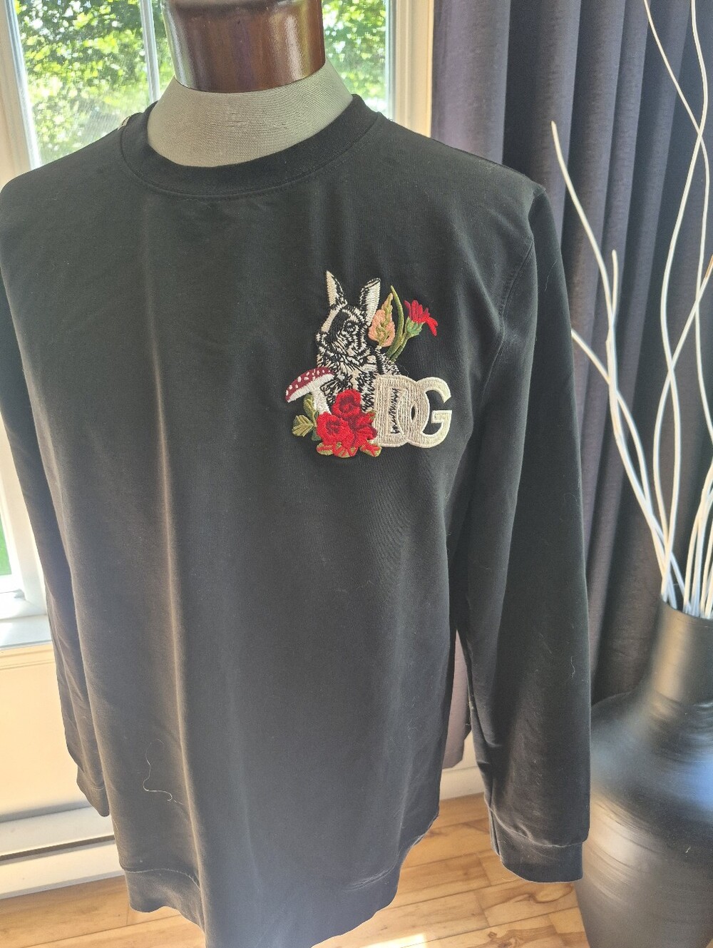 Dolce & Gabbana embroidered Lunar New Year Collection emblem Sweatshirt